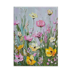 Pink Haze Florals Canvas Print Pink Haze Florals Canvas Print wall art product Olga Tkachyk