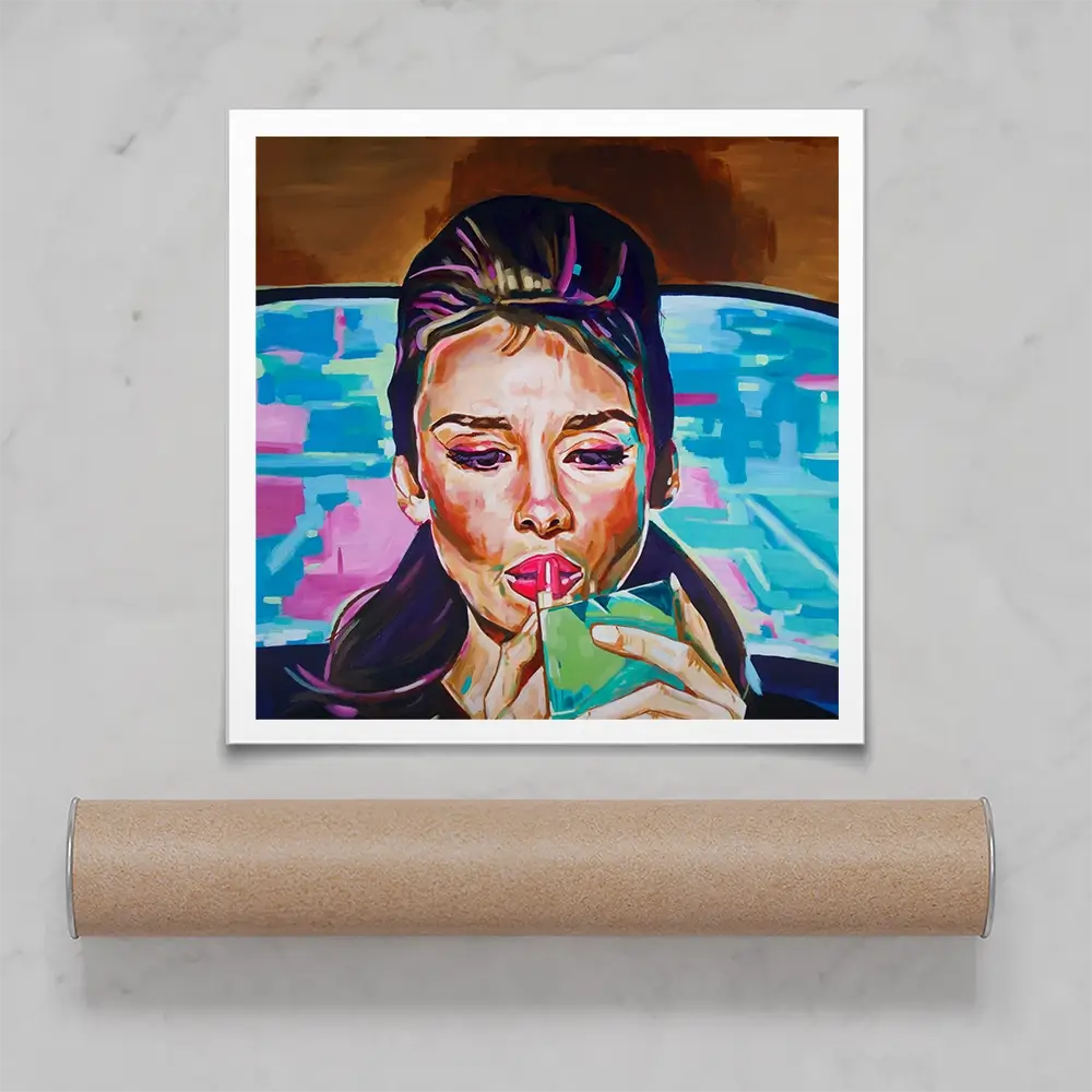 Pink In The Afternoon Square Art Print Pink In The Afternoon Square Art Print wall art product Juliet Stockton