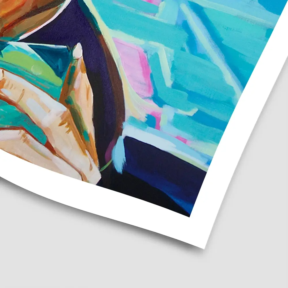 Pink In The Afternoon Square Art Print Pink In The Afternoon Square Art Print wall art product Juliet Stockton