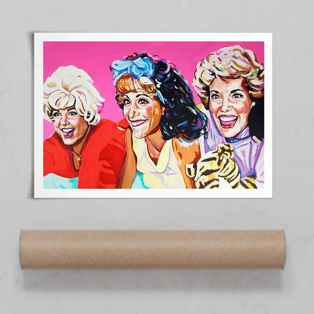 Pink Ladies Art Print Pink Ladies Art Print wall art product Juliet Stockton