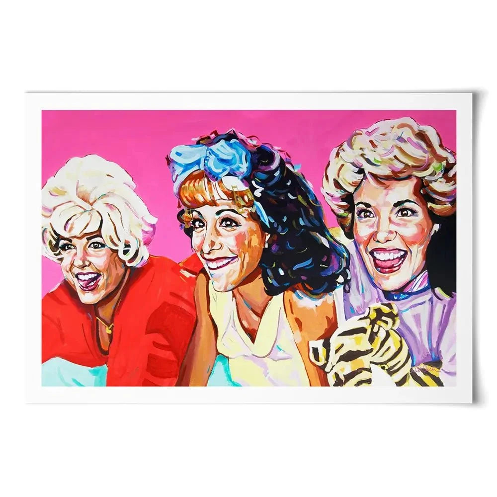Pink Ladies Art Print Pink Ladies Art Print wall art product Juliet Stockton