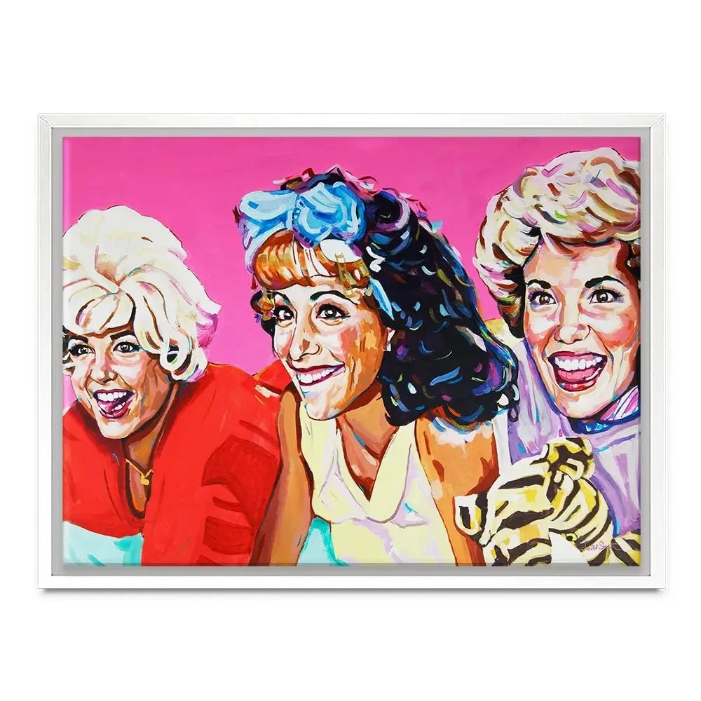 Pink Ladies Canvas Print Pink Ladies Canvas Print wall art product Juliet Stockton