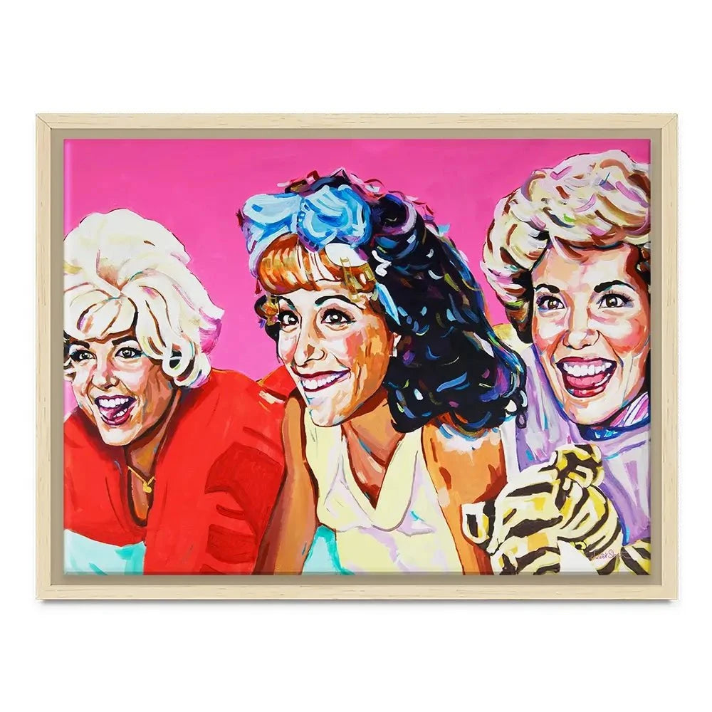 Pink Ladies Canvas Print Pink Ladies Canvas Print wall art product Juliet Stockton