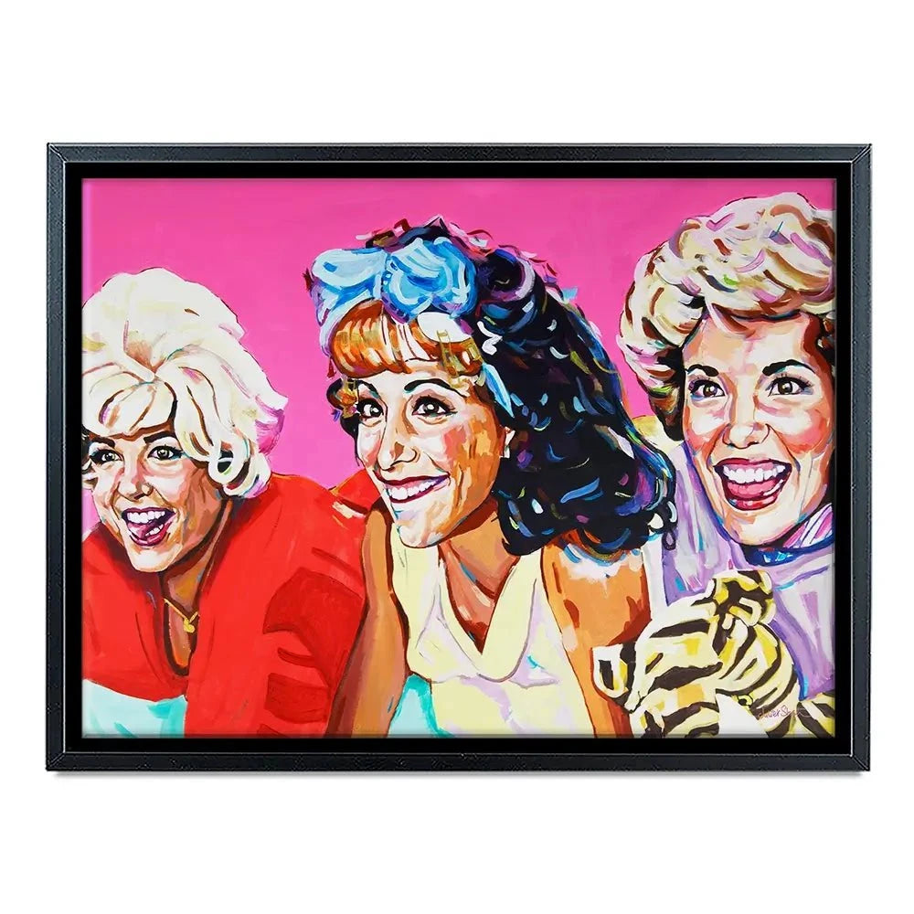 Pink Ladies Canvas Print Pink Ladies Canvas Print wall art product Juliet Stockton