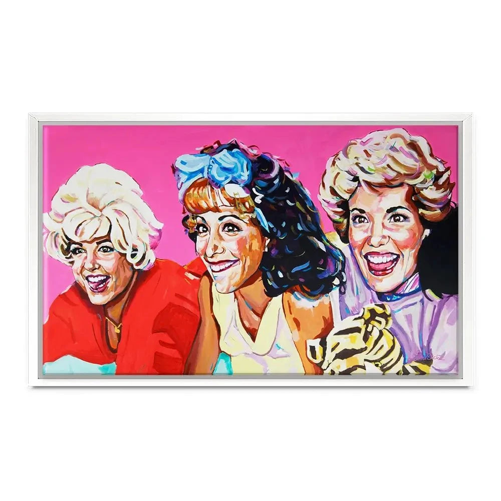 Pink Ladies Canvas Print Pink Ladies Canvas Print wall art product Juliet Stockton
