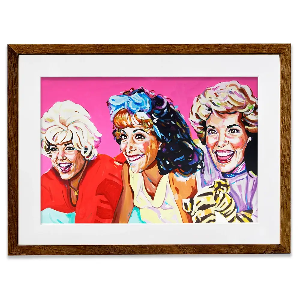 Pink Ladies Framed Art Print Pink Ladies Framed Art Print wall art product Juliet Stockton