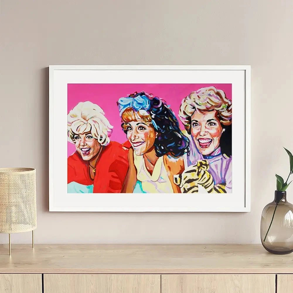 Pink Ladies Framed Art Print Pink Ladies Framed Art Print wall art product Juliet Stockton