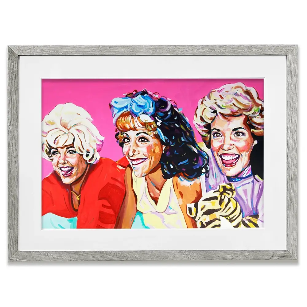 Pink Ladies Framed Art Print Pink Ladies Framed Art Print wall art product Juliet Stockton