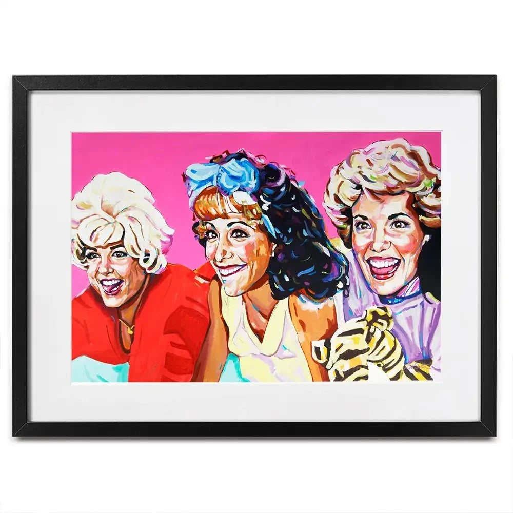 Pink Ladies Framed Art Print Pink Ladies Framed Art Print wall art product Juliet Stockton