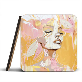 Pink Lemonade Coaster Set Pink Lemonade Coaster Set wall art product Bella Eve