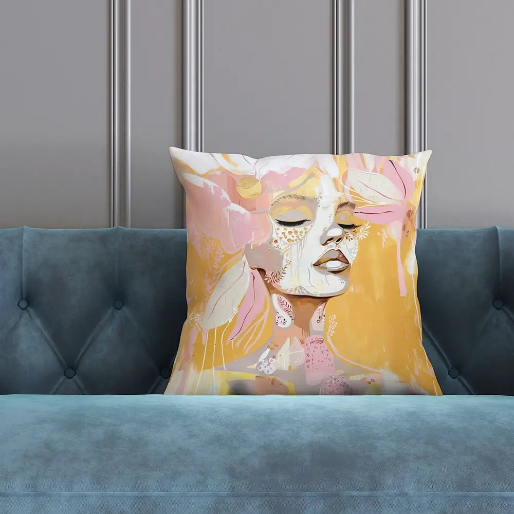Pink Lemonade Cushion Pink Lemonade Cushion wall art product Bella Eve