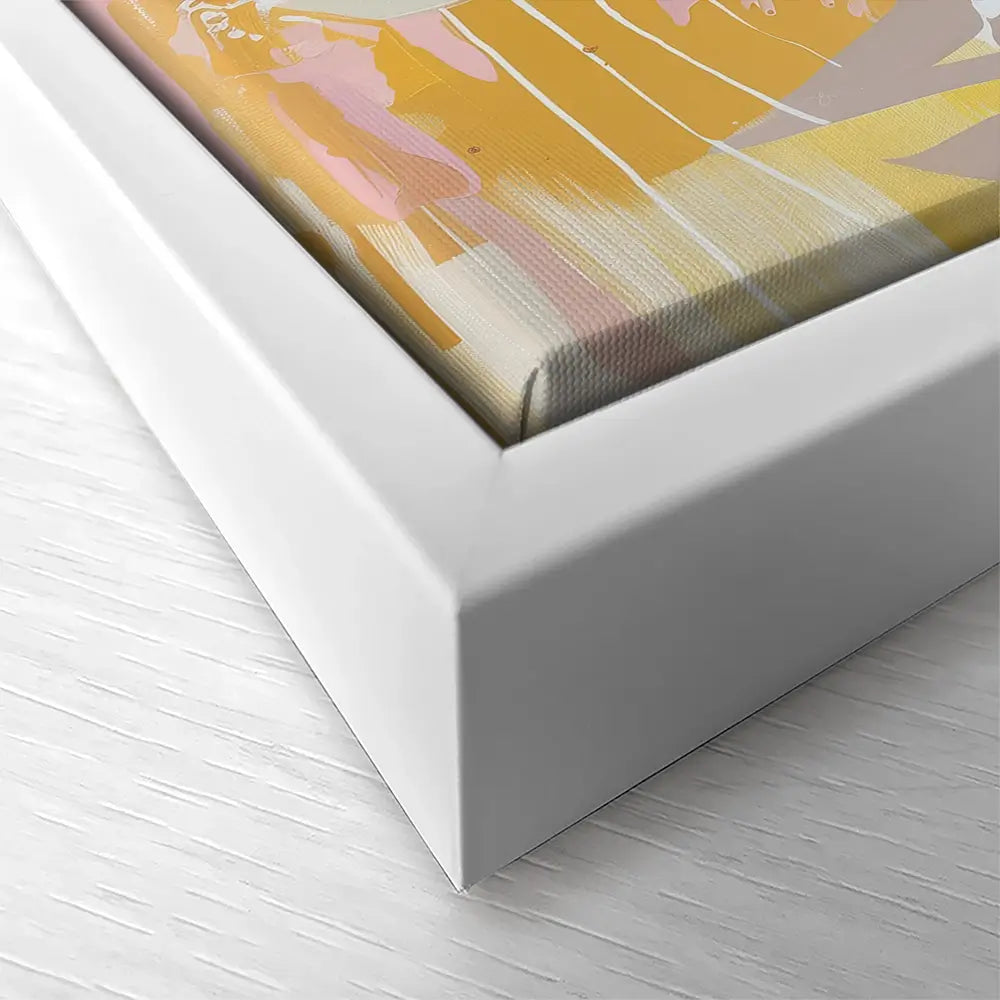 Pink Lemonade Square Canvas Print Pink Lemonade Square Canvas Print wall art product Bella Eve