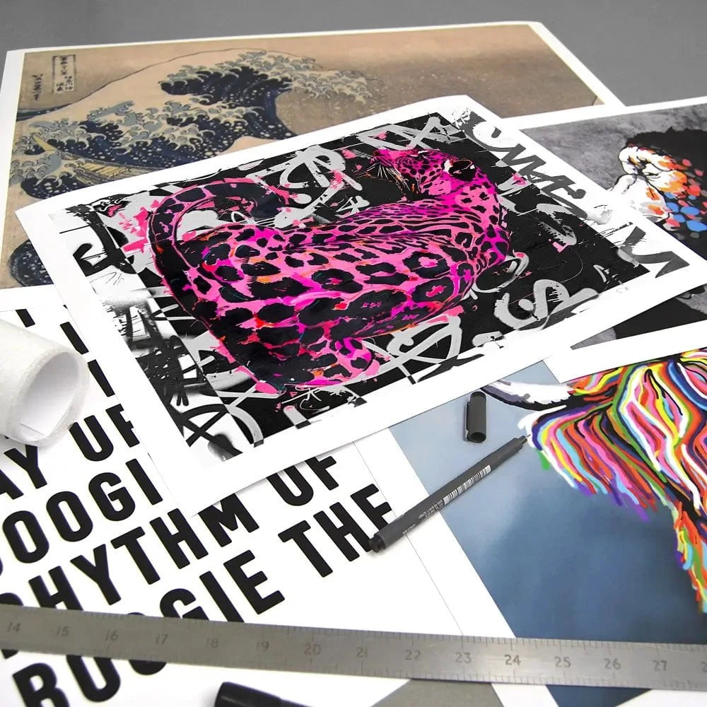 Pink Leopard Art Print Pink Leopard Art Print wall art product Svetlana Aleynikova