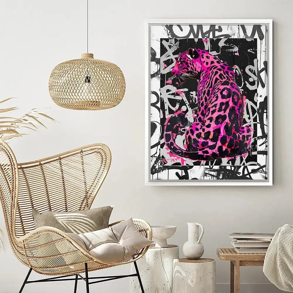 Pink Leopard Canvas Print Pink Leopard Canvas Print wall art product Svetlana Aleynikova