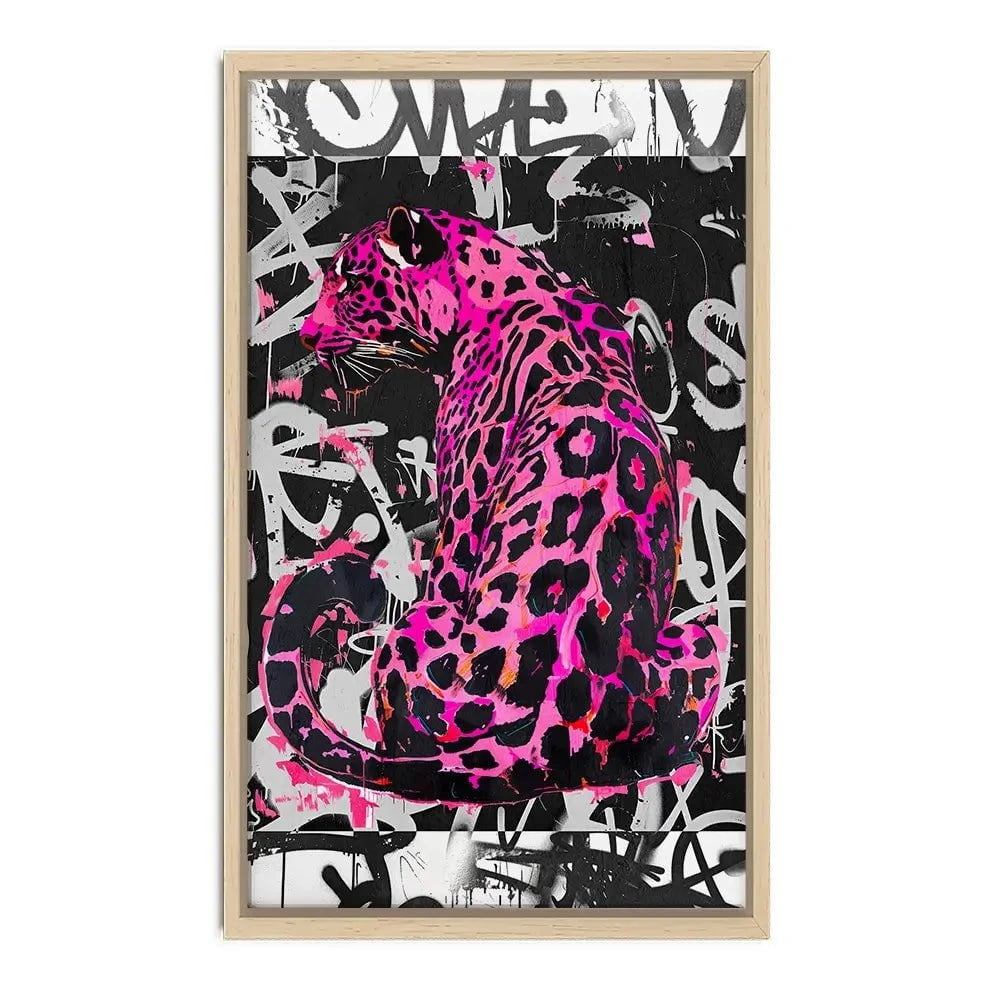 Pink Leopard Canvas Print Pink Leopard Canvas Print wall art product Svetlana Aleynikova