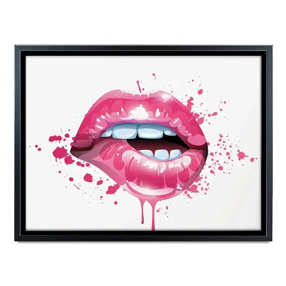Pink Lips Canvas Print Pink Lips Canvas Print wall art product KenoKickit / Shutterstock