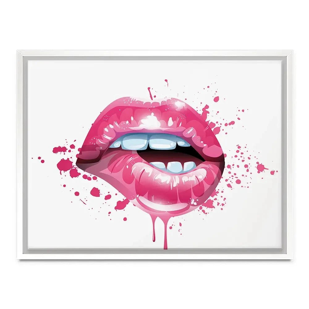Pink Lips Canvas Print Pink Lips Canvas Print wall art product KenoKickit / Shutterstock