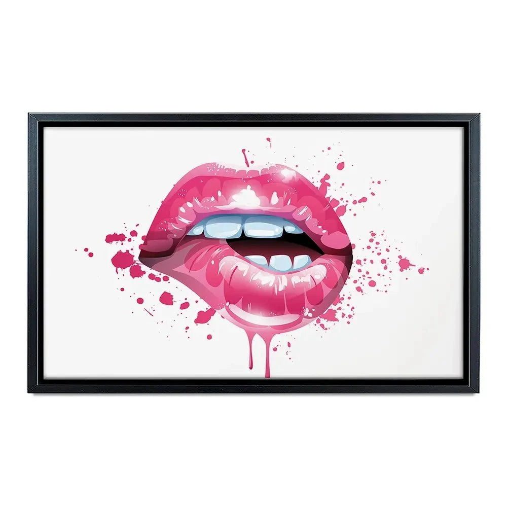 Pink Lips Canvas Print Pink Lips Canvas Print wall art product KenoKickit / Shutterstock