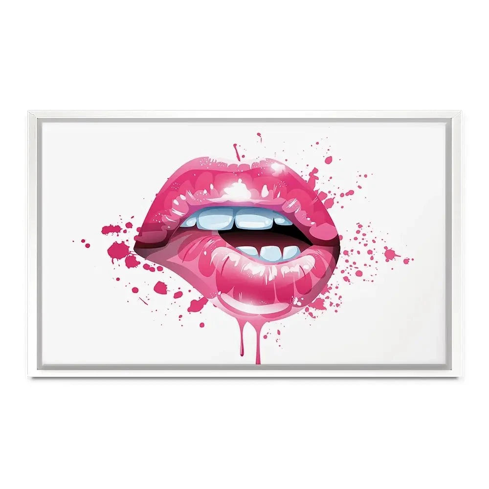 Pink Lips Canvas Print Pink Lips Canvas Print wall art product KenoKickit / Shutterstock