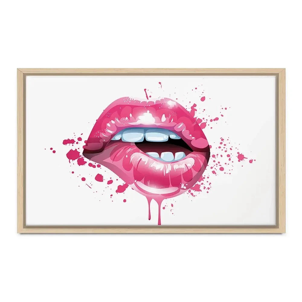Pink Lips Canvas Print Pink Lips Canvas Print wall art product KenoKickit / Shutterstock