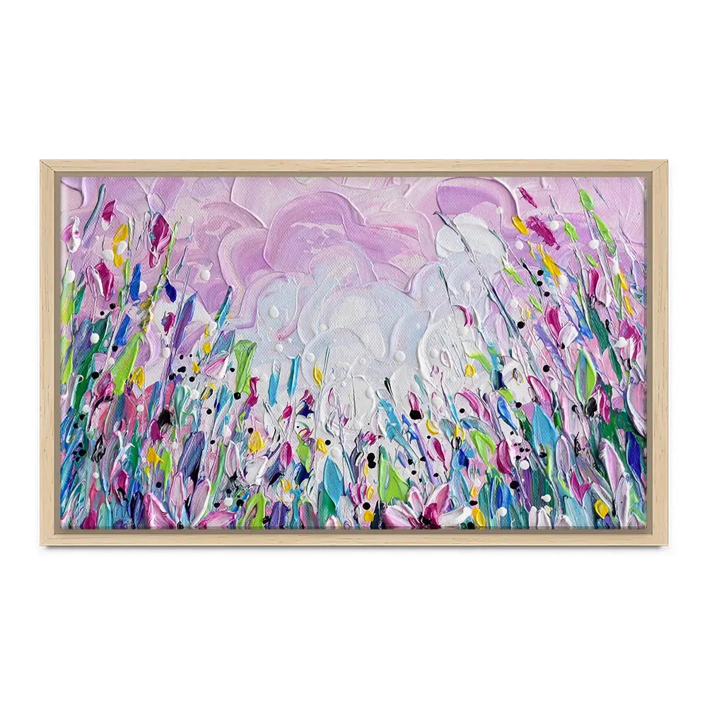 Pink Meadow 2 Canvas Print Pink Meadow 2 Canvas Print wall art product Olga Tkachyk