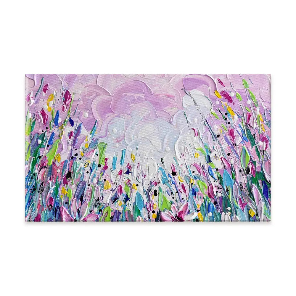 Pink Meadow 2 Canvas Print Pink Meadow 2 Canvas Print wall art product Olga Tkachyk
