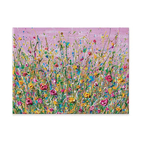 Pink Meadow Canvas Print Pink Meadow Canvas Print wall art product Olga Tkachyk