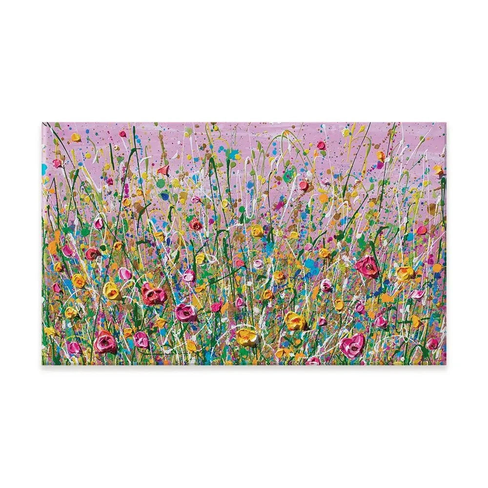 Pink Meadow Canvas Print Pink Meadow Canvas Print wall art product Olga Tkachyk