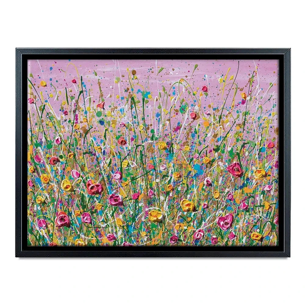 Pink Meadow Canvas Print Pink Meadow Canvas Print wall art product Olga Tkachyk