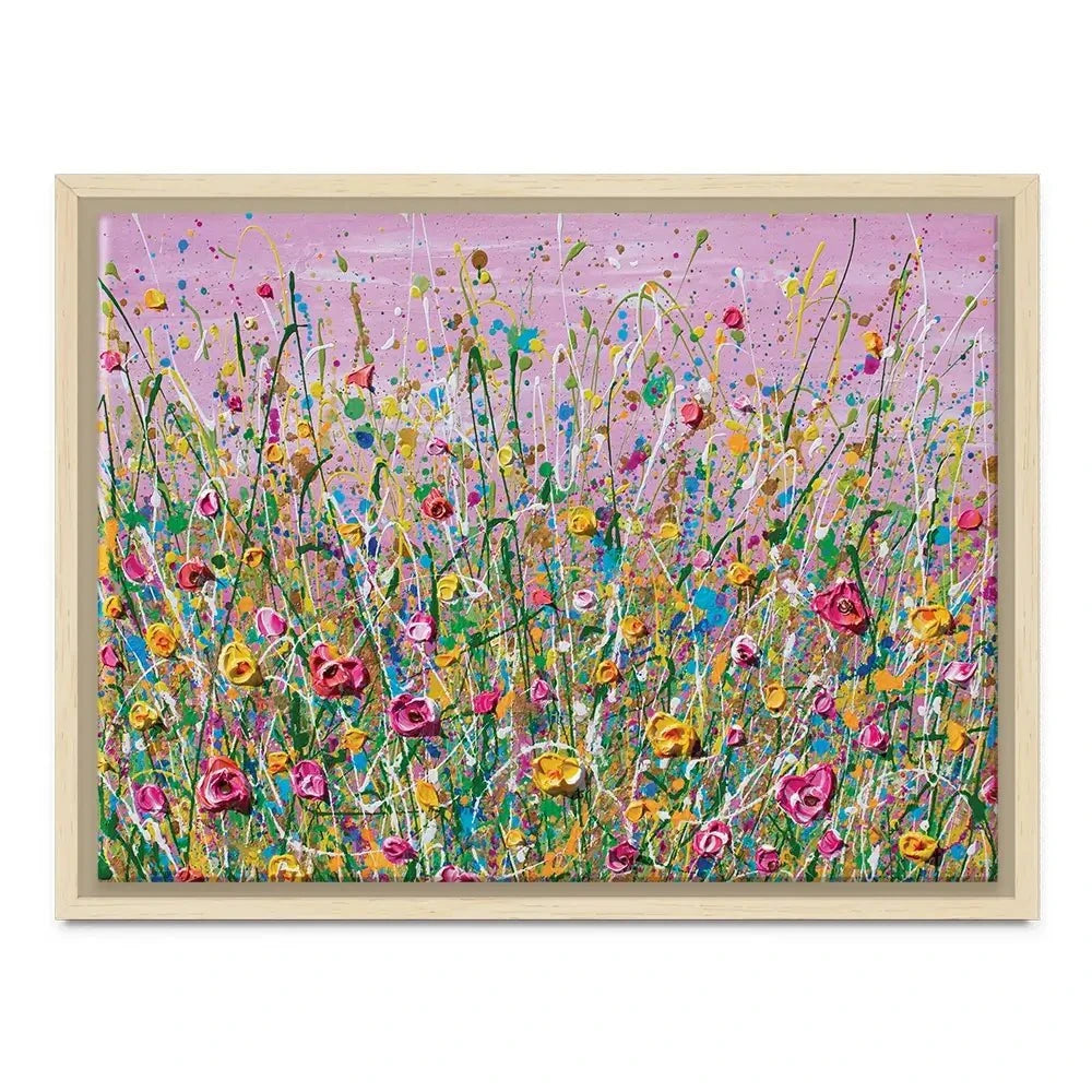 Pink Meadow Canvas Print Pink Meadow Canvas Print wall art product Olga Tkachyk