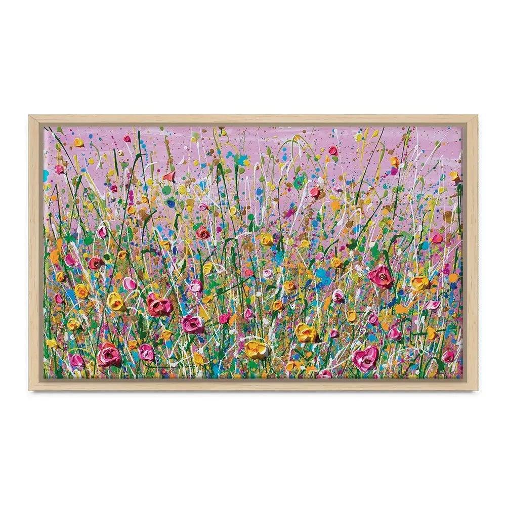 Pink Meadow Canvas Print Pink Meadow Canvas Print wall art product Olga Tkachyk