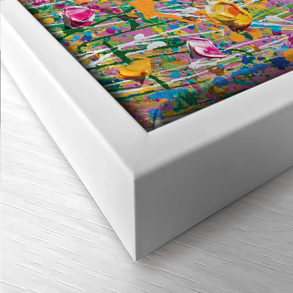Pink Meadow Trio Canvas Print Pink Meadow Trio Canvas Print wall art product Olga Tkachyk