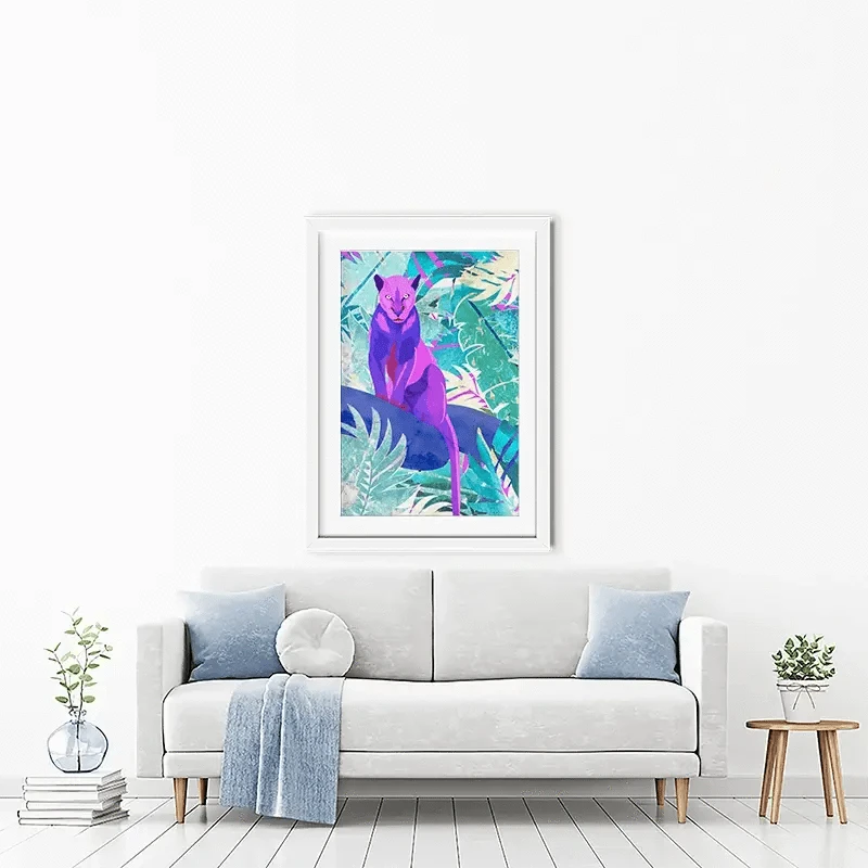 Pink Panther Framed Art Print Pink Panther Framed Art Print wall art product Sarah Manovski