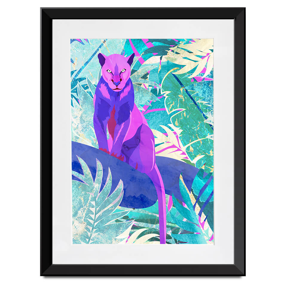 Pink Panther Framed Art Print Pink Panther Framed Art Print wall art product Sarah Manovski