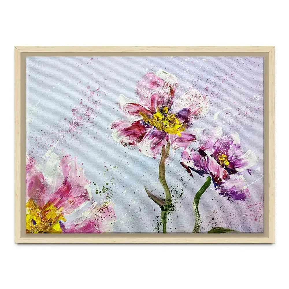 Pink Peonies Canvas Print Pink Peonies Canvas Print wall art product Valenty / Shutterstock