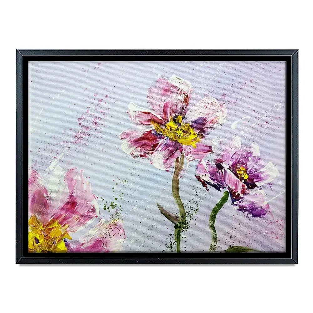 Pink Peonies Canvas Print Pink Peonies Canvas Print wall art product Valenty / Shutterstock