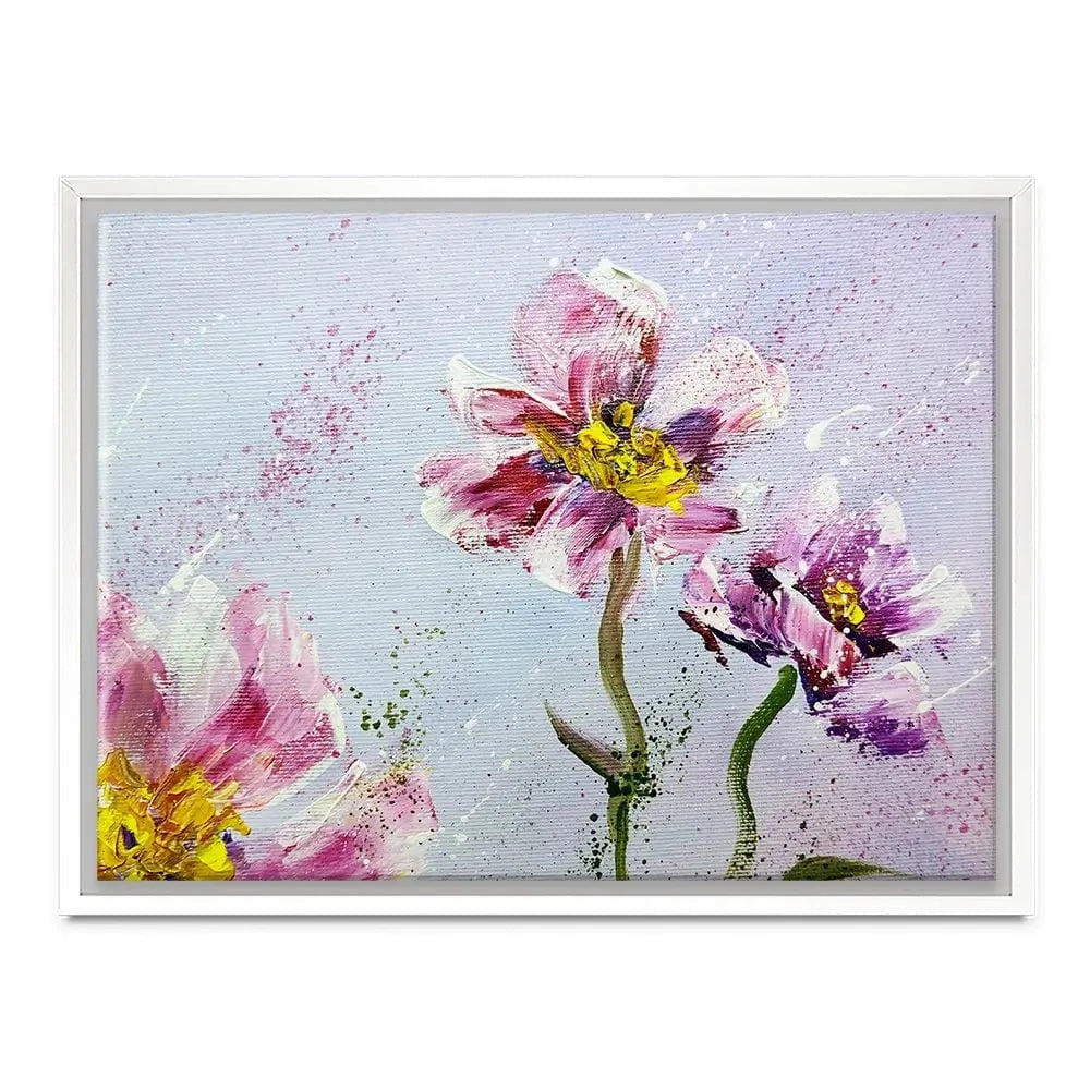 Pink Peonies Canvas Print Pink Peonies Canvas Print wall art product Valenty / Shutterstock