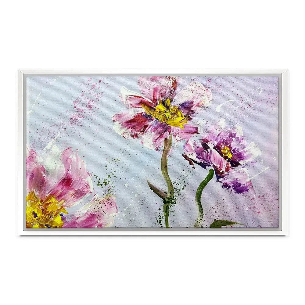 Pink Peonies Canvas Print Pink Peonies Canvas Print wall art product Valenty / Shutterstock