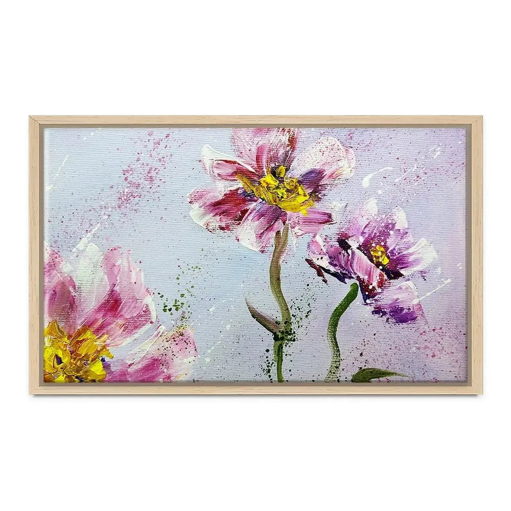 Pink Peonies Canvas Print Pink Peonies Canvas Print wall art product Valenty / Shutterstock