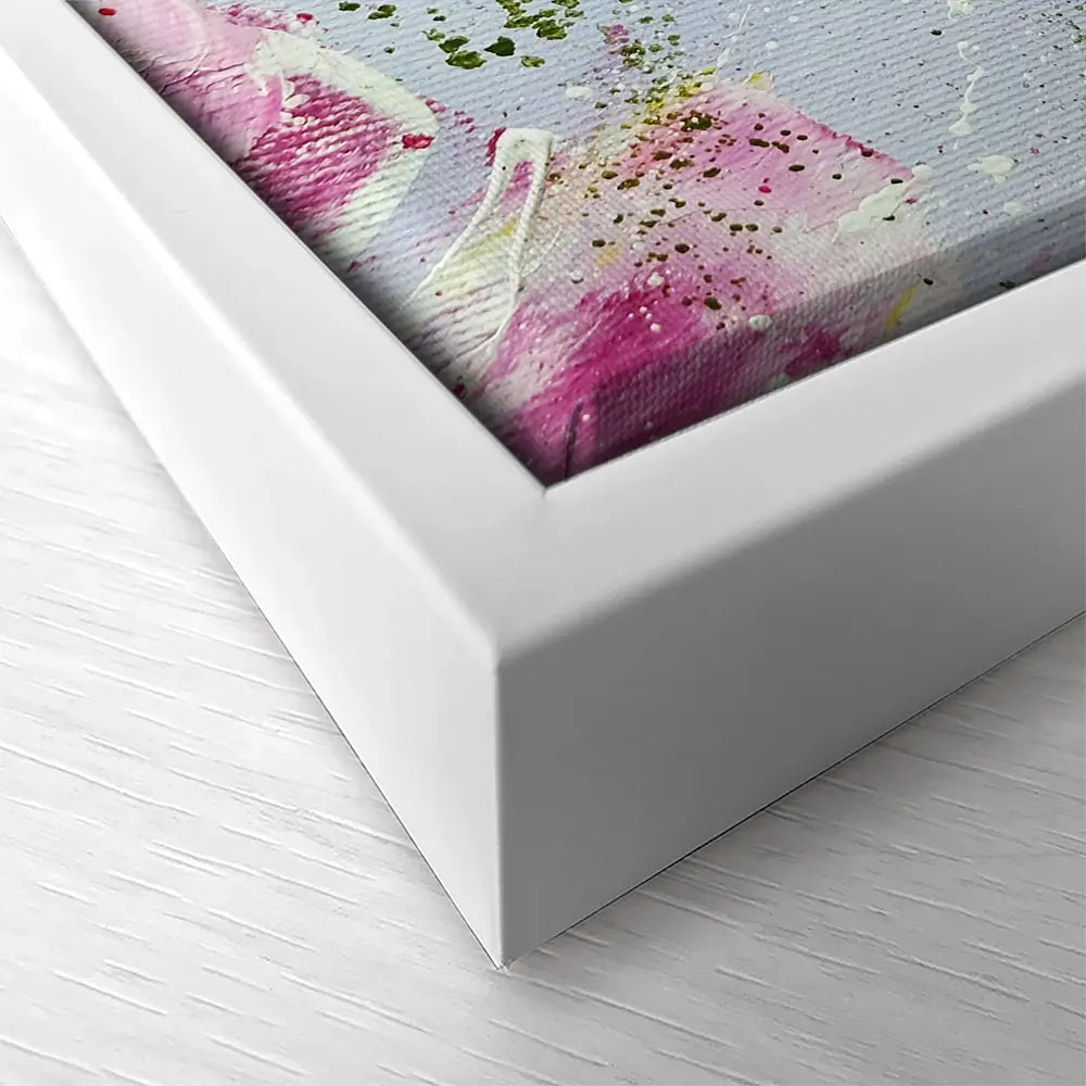 Pink Peonies Square Canvas Print Pink Peonies Square Canvas Print wall art product Art Print Shop