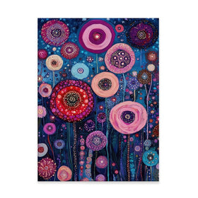 Pink Pops Canvas Print Pink Pops Canvas Print wall art product Tanya Ocean
