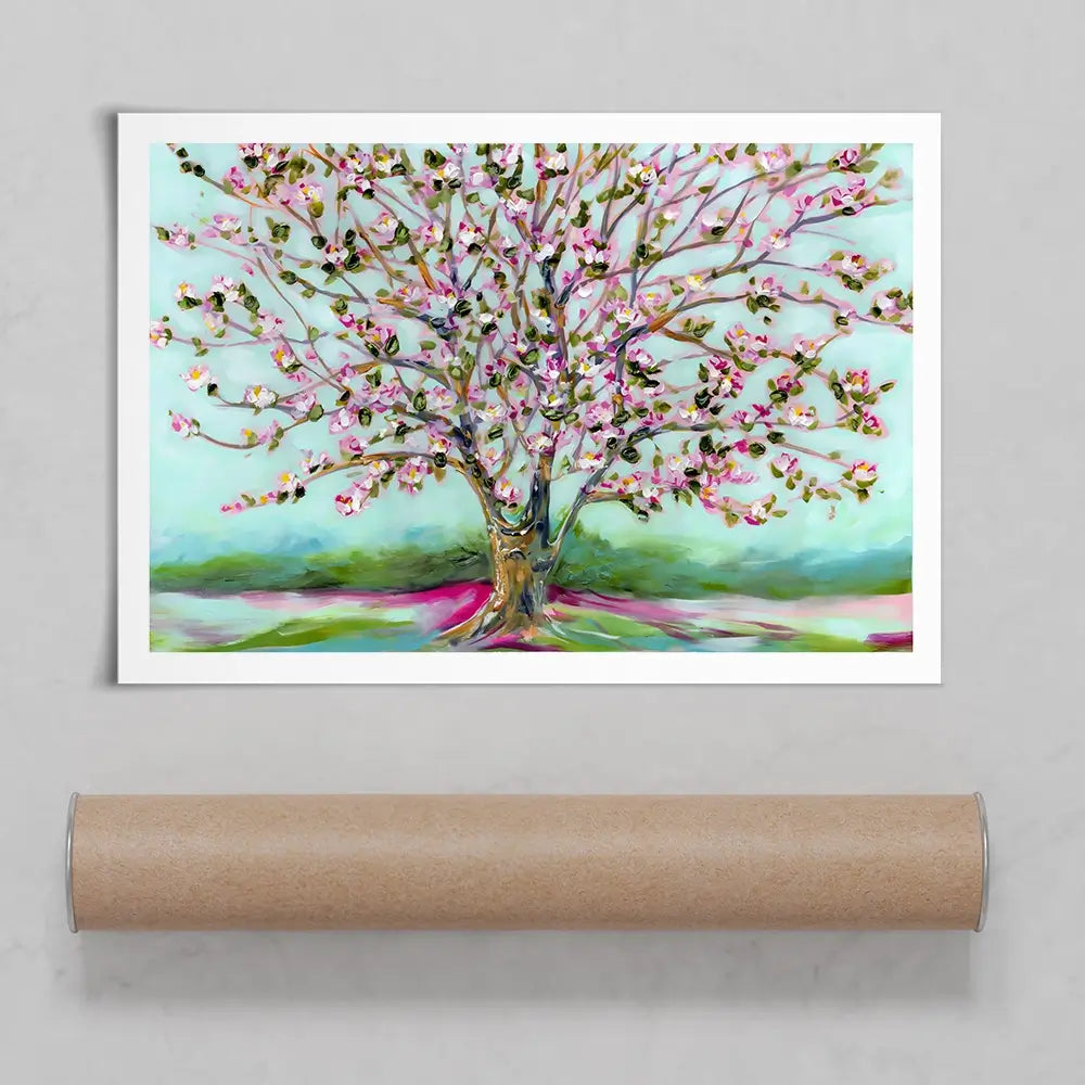 Pink Shades Of Blooms Art Print Pink Shades Of Blooms Art Print wall art product Estelle Grengs - Independent