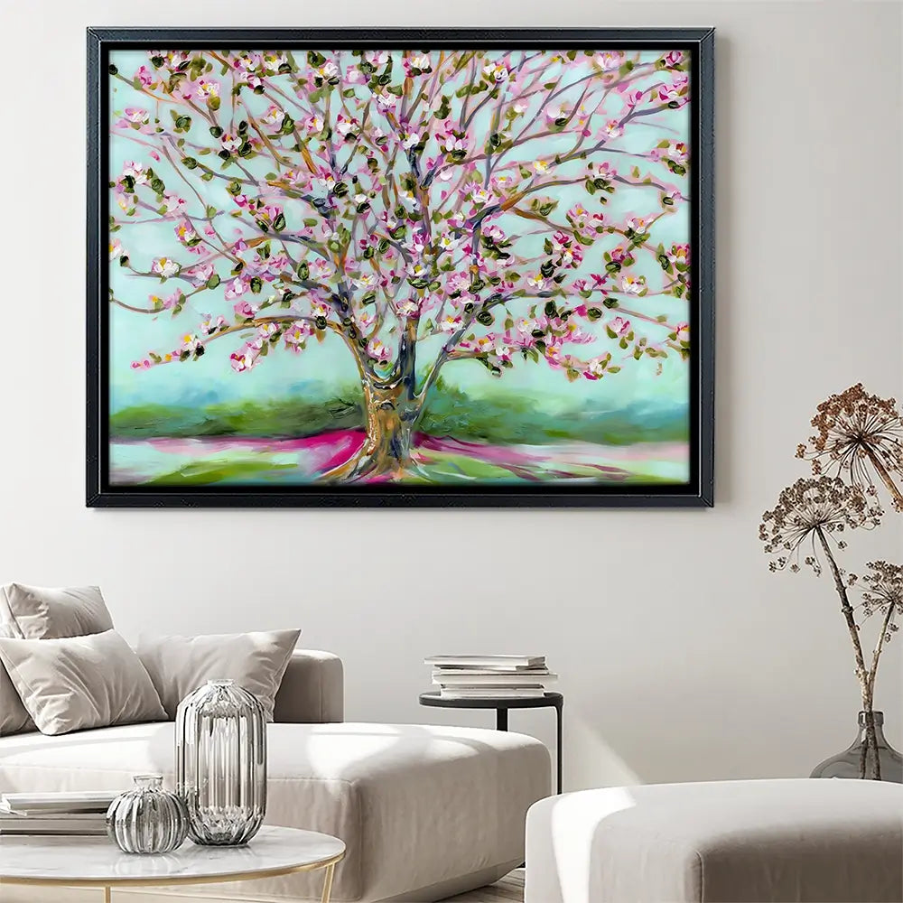 Pink Shades Of Blooms Canvas Print Pink Shades Of Blooms Canvas Print wall art product Estelle Grengs - Independent