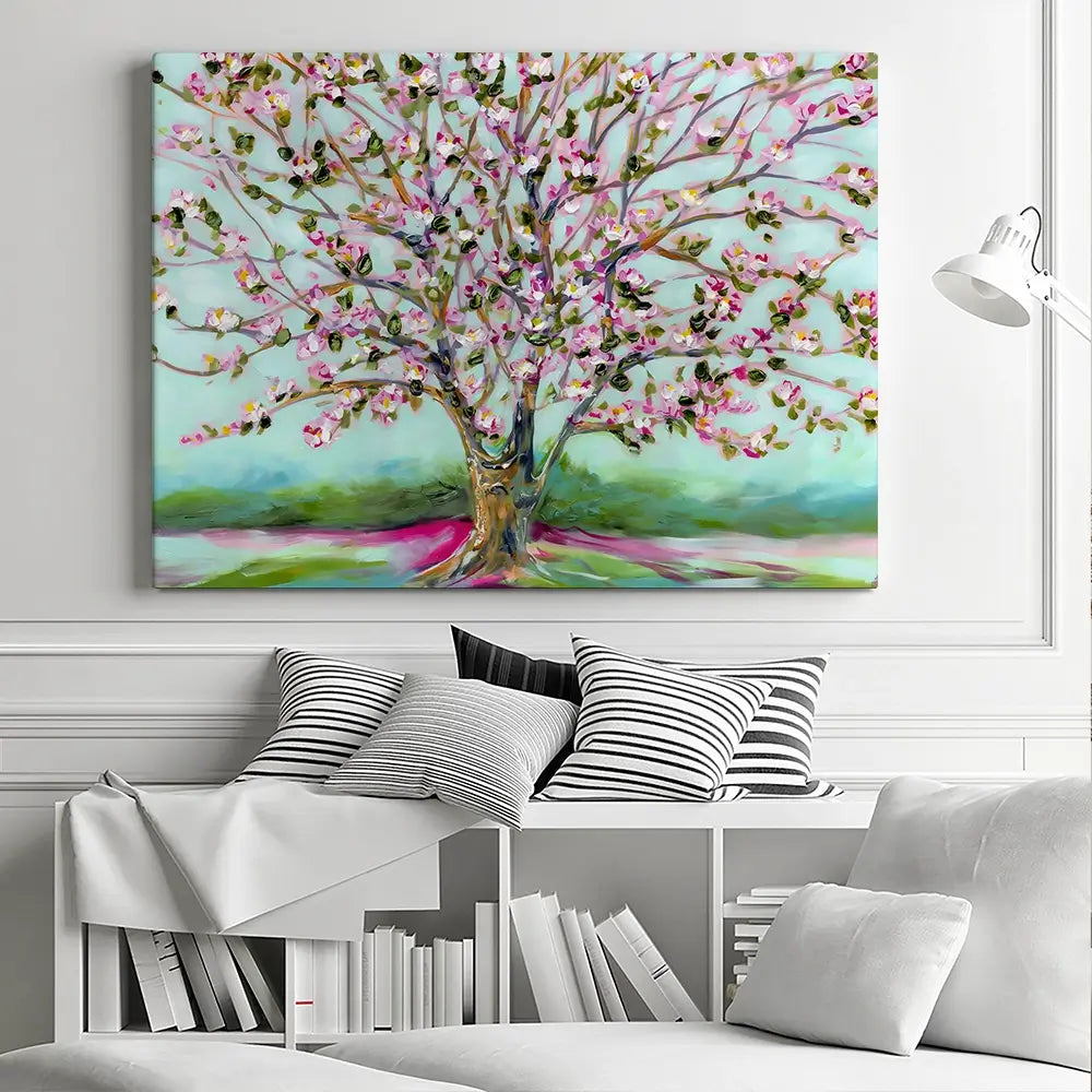 Pink Shades Of Blooms Canvas Print Pink Shades Of Blooms Canvas Print wall art product Estelle Grengs - Independent