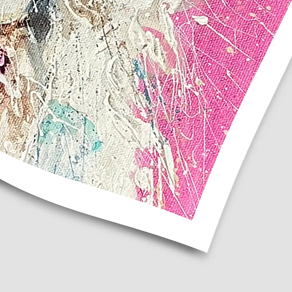 Pink Sheep Square Art Print Pink Sheep Square Art Print wall art product Nicola Jane Rowles