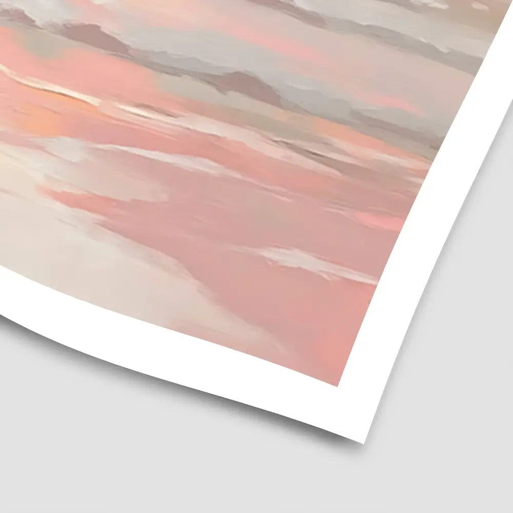 Pink Sky Surfer Art Print Pink Sky Surfer Art Print wall art product NiniArt - Independent