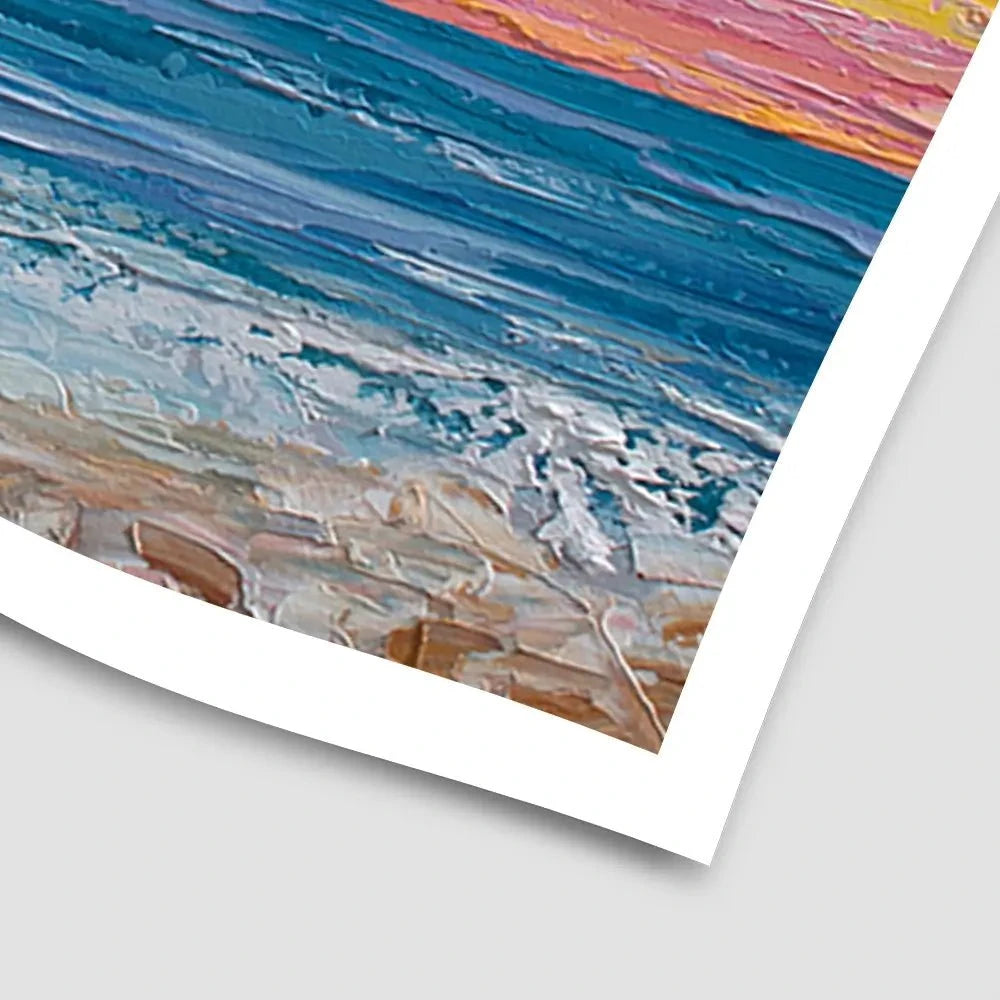 Pink Sunrise Art Print Pink Sunrise Art Print wall art product Olga Tkachyk