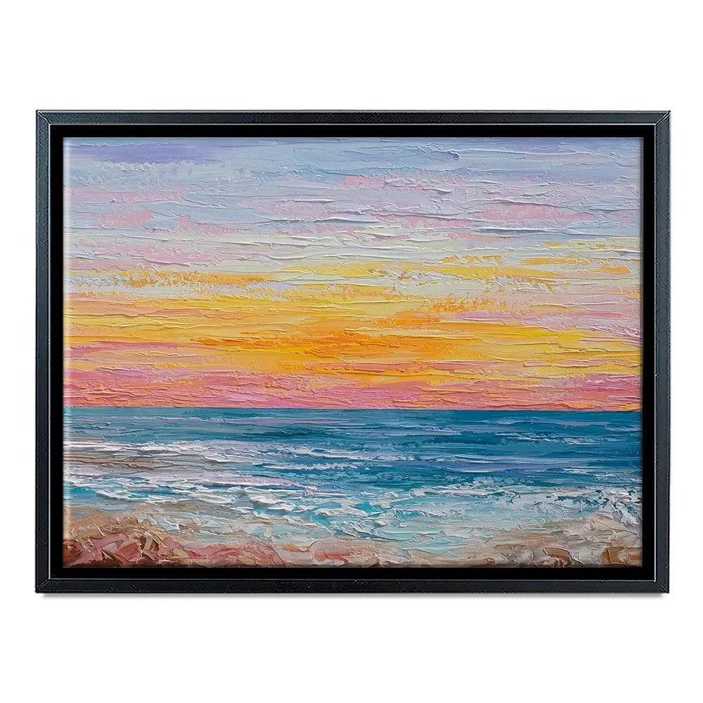 Pink Sunrise Canvas Print Pink Sunrise Canvas Print wall art product Olga Tkachyk