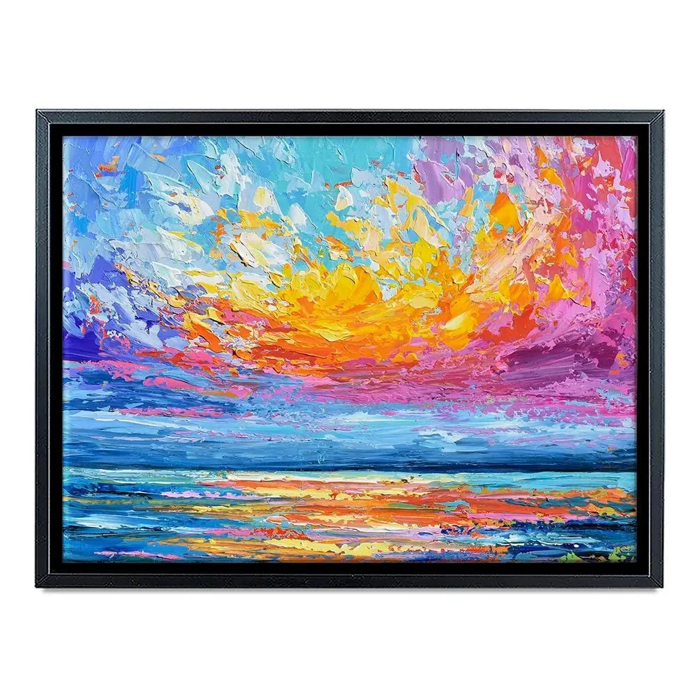 Pink Sunset Canvas Print Pink Sunset Canvas Print wall art product Olga Tkachyk