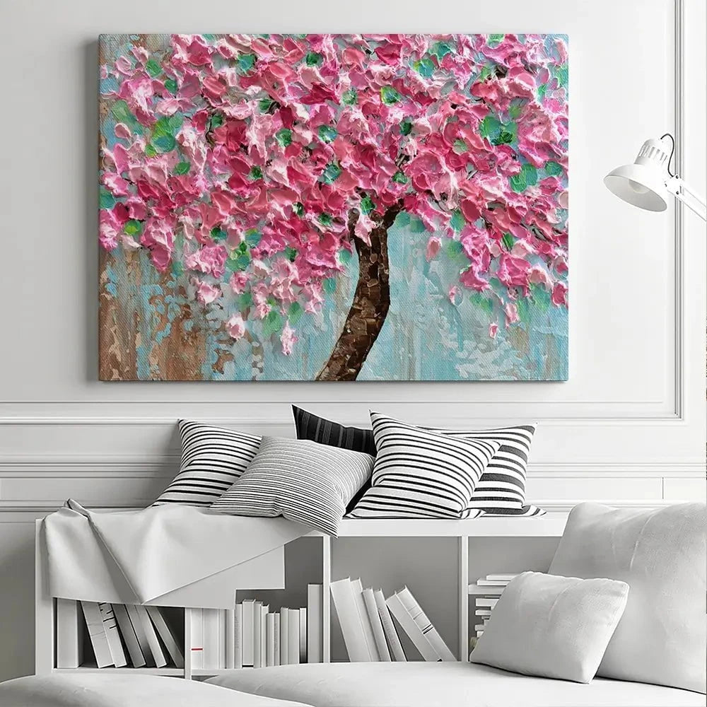 Pink Tree Canvas Print Pink Tree Canvas Print wall art product Olga Tkachyk